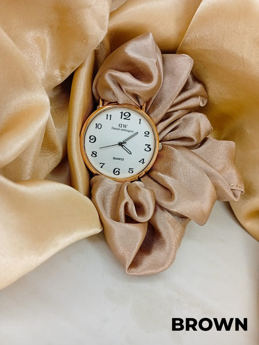 SCRUNCHIE WATCH - WW3 WOMEN WATCHES Bloomstyle