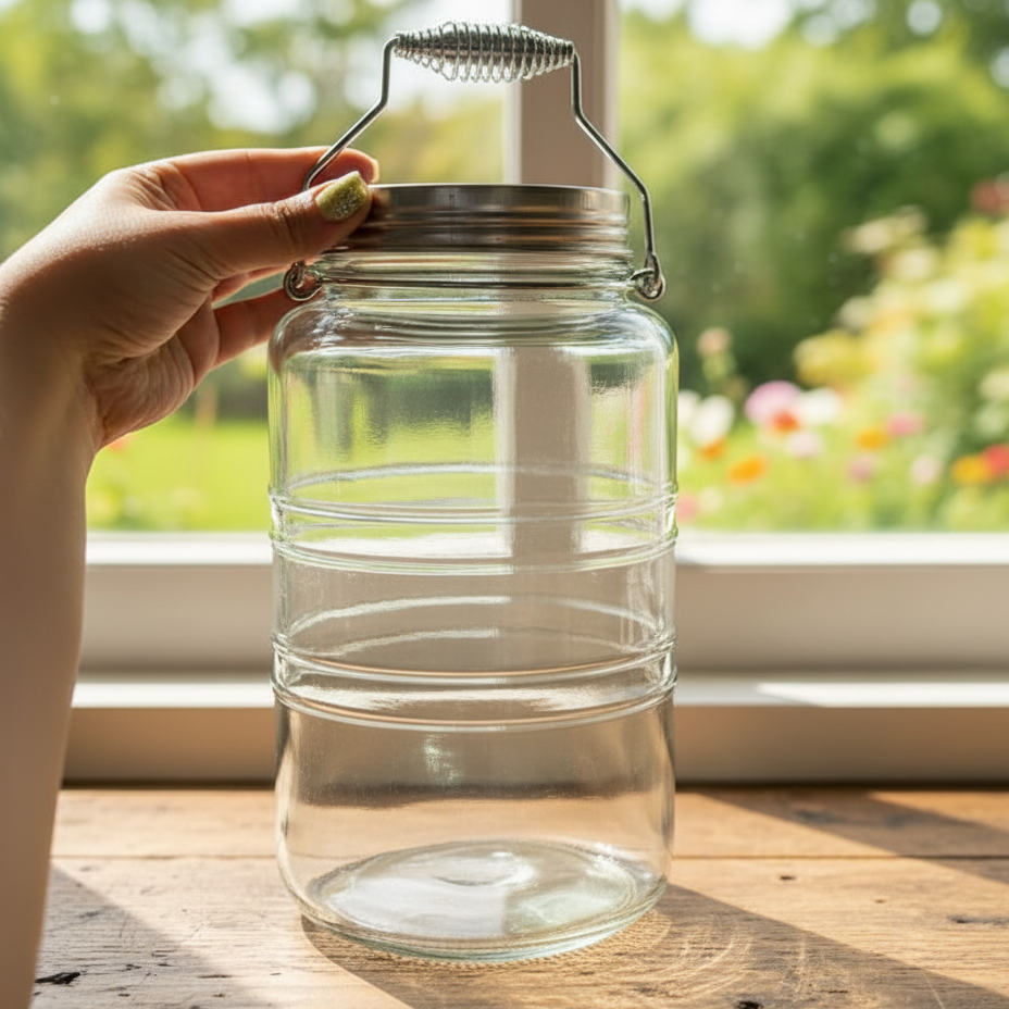 Bavaria's Glass Jar with Handle – 2200ml (11346) – by Ziba