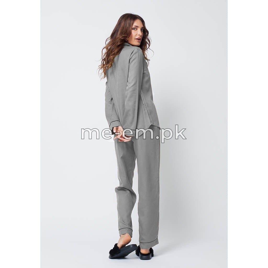 PLAIN SILK - GREY Plain Silk Bloomstyle