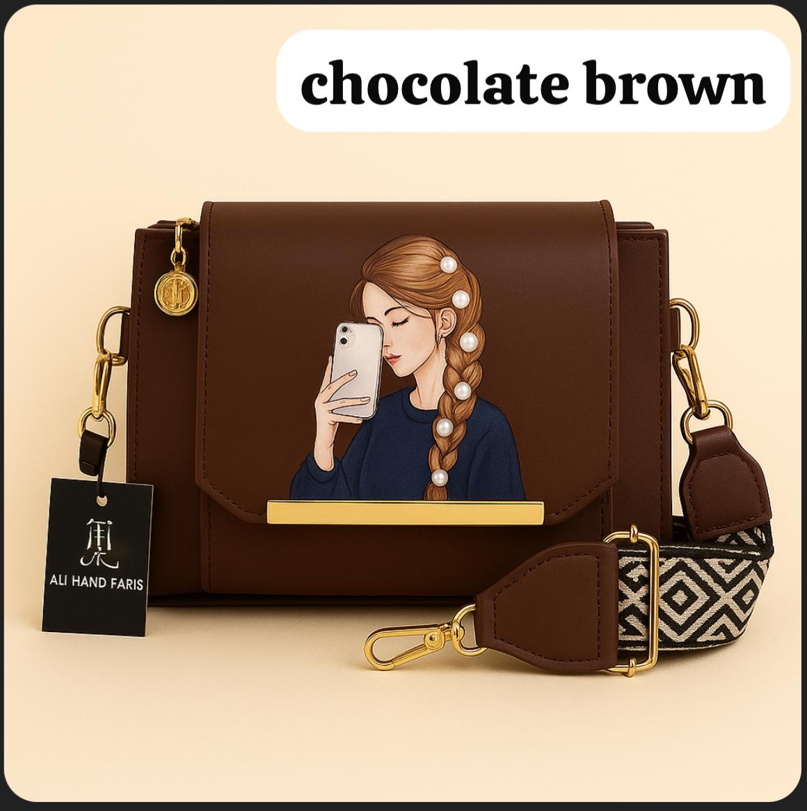 SELFIE GIRL PRINTED BAG WOMEN BAGS Bloomstyle