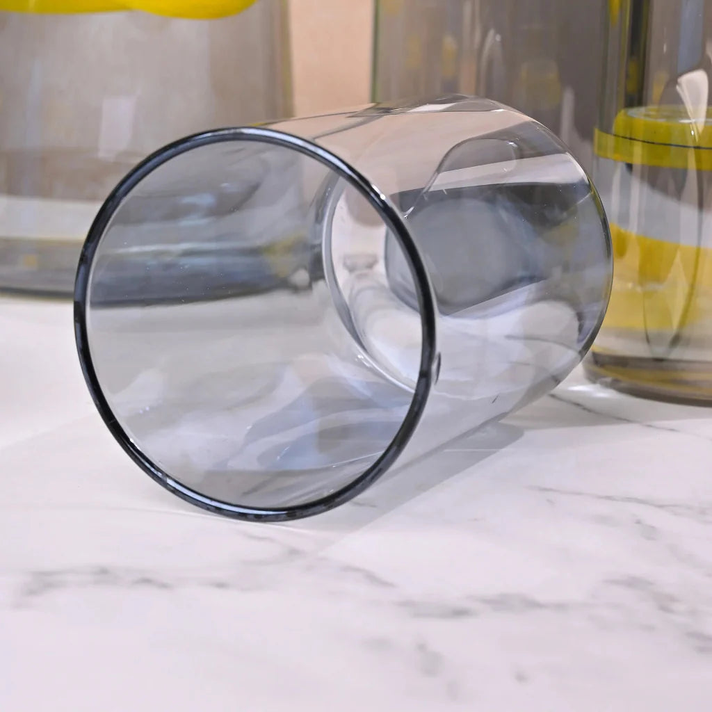 Echou 8-Pieces Pitcher & Glass Set with Bamboo Tray