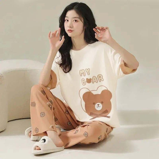SR-MY BEAR PRINTED NIGHT SUIT Soft Cotton Bloomstyle