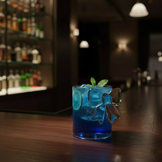 Crystal Loom Knot Glass