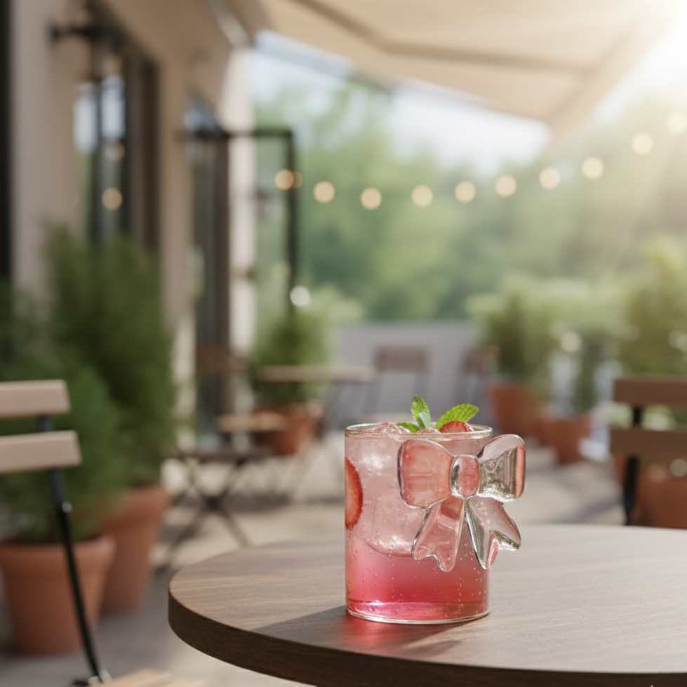 Crystal Loom Knot Glass