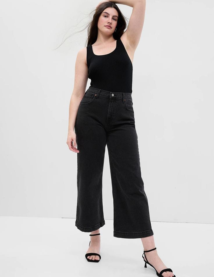 WOMEN WIDE LEG JEANS - WLJ004 Women Jeans Bloomstyle