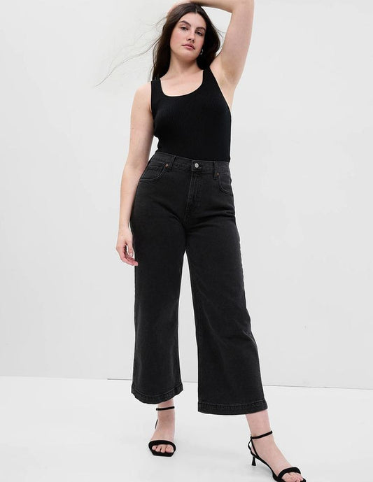WOMEN WIDE LEG JEANS - WLJ004 Women Jeans Bloomstyle