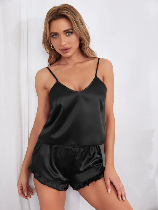 CAMI SHORT - BLACK Cami Short Bloomstyle