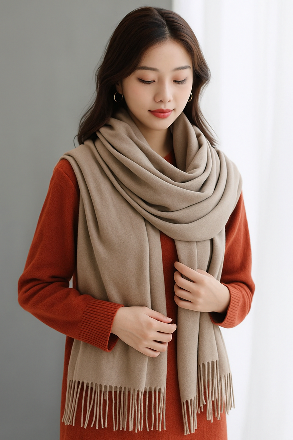 Woman Shawls Biege Women Shawls Bloomstyle