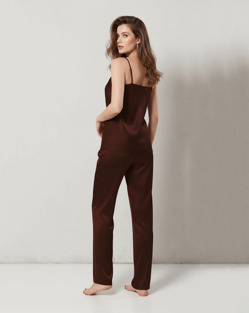 CAMI SILK - DARK BROWN Cami Silk Bloomstyle