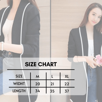 Grey Front Open Long Coat Dual Pockets Jacket