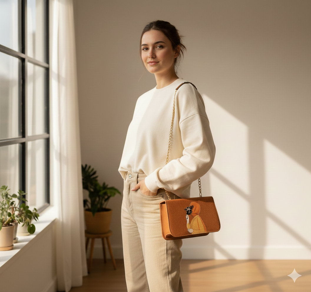 HIJABI ART CHAIN SHOULDER HAND BAGS WOMEN BAGS Bloomstyle