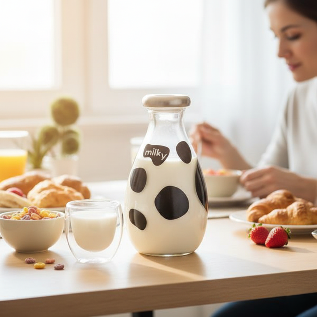 1.3L SteelTop Glass Bottle (12139) by Ziba