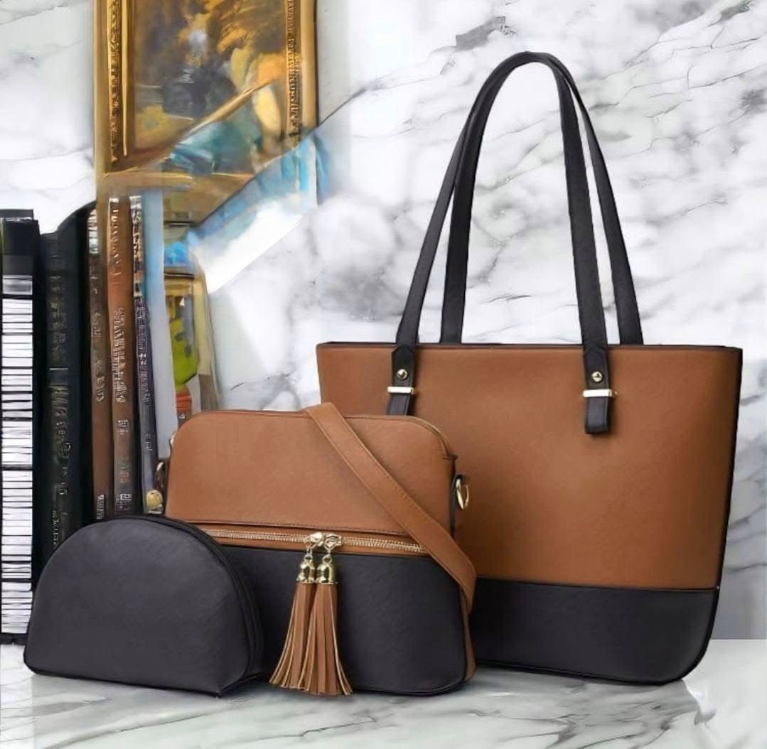 PACK OF- 3 HAND BAGS WOMEN BAGS Bloomstyle