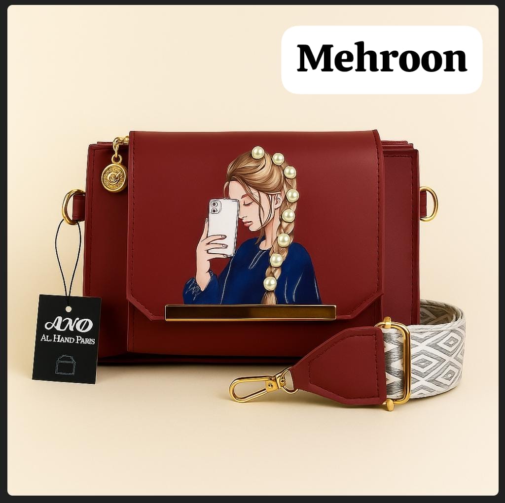 SELFIE GIRL PRINTED BAG WOMEN BAGS Bloomstyle