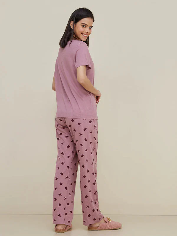 HN-LOVE SLEEP PRINTED NIGHT SUIT Soft Cotton Bloomstyle
