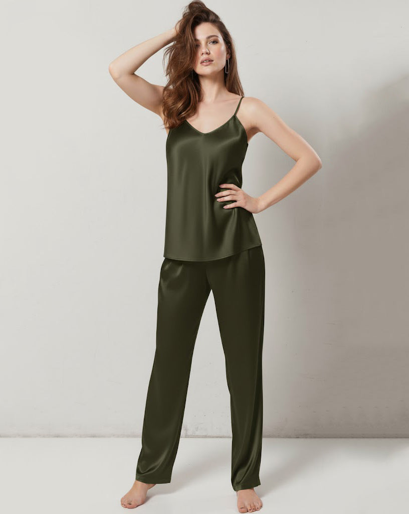 CAMI SILK - OLIVE Cami Silk Bloomstyle