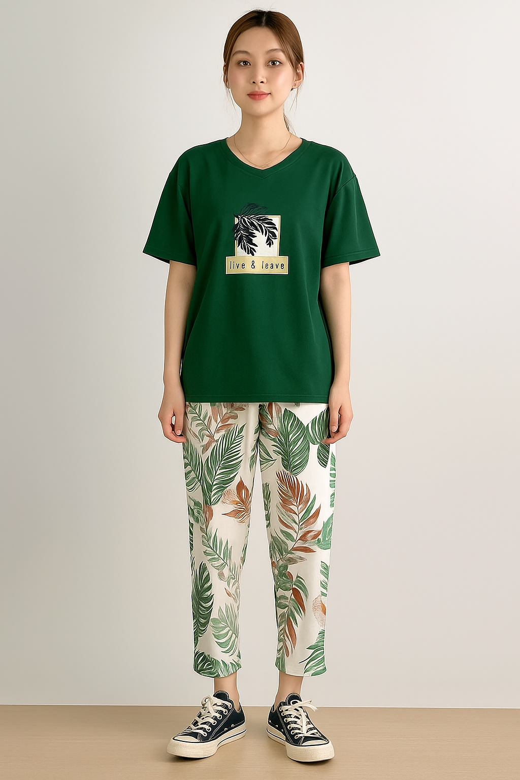 GREEN GIVE A LEAVE - P10 Soft Cotton Bloomstyle