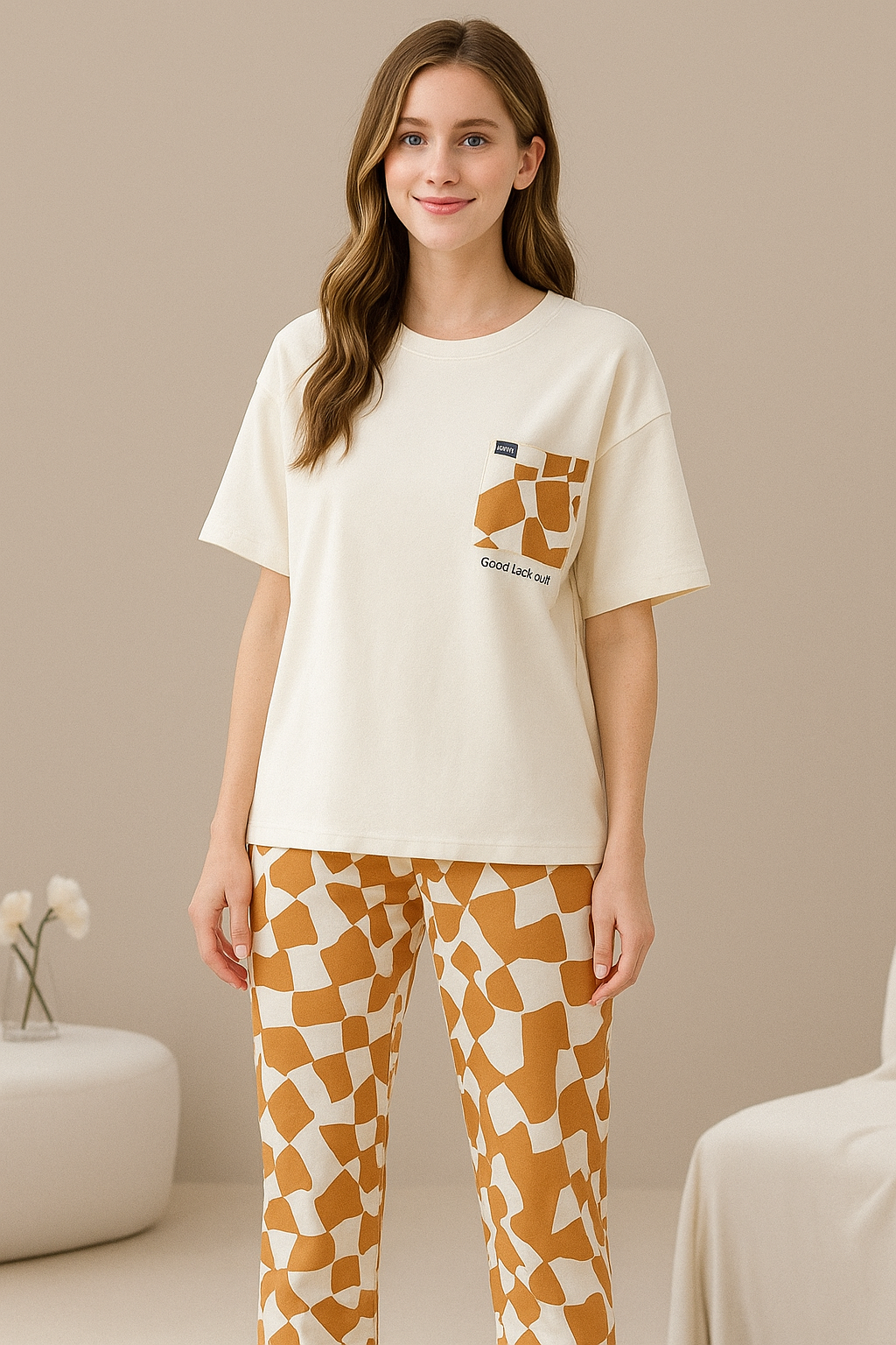 BLOOM  SOFT COTTON PJ SUIT- P7 Soft Cotton Bloomstyle