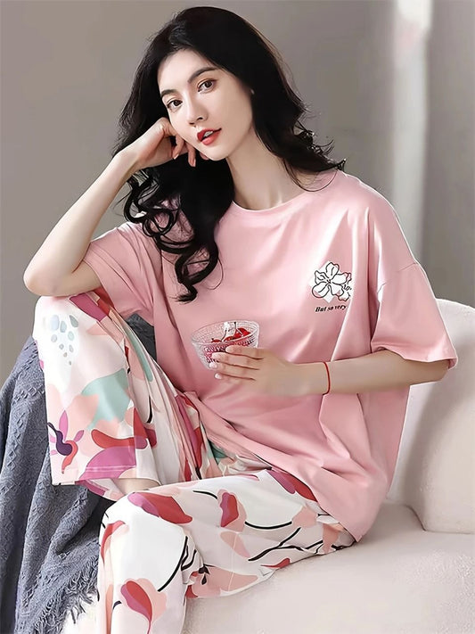 BLOOM  SOFT COTTON PJ SUIT- P12 Soft Cotton Bloomstyle