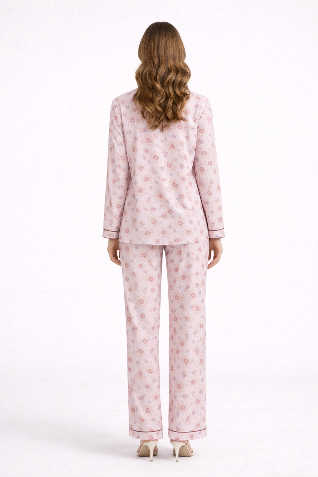 Digital Printed Button Down Night Suit - PNS-012