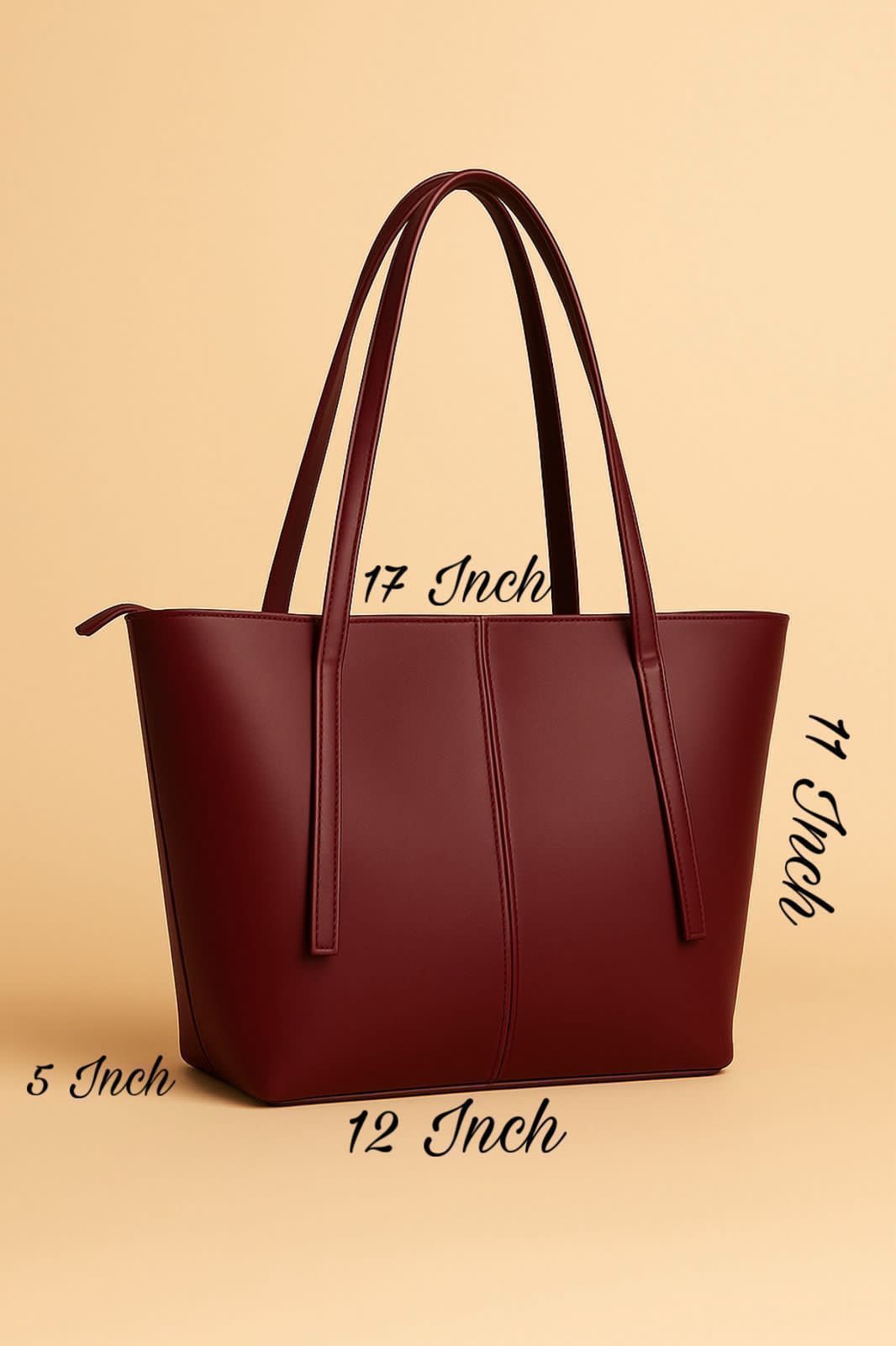 BIG SIZE CYNTHETIC TOTE BAG WOMEN BAGS Bloomstyle