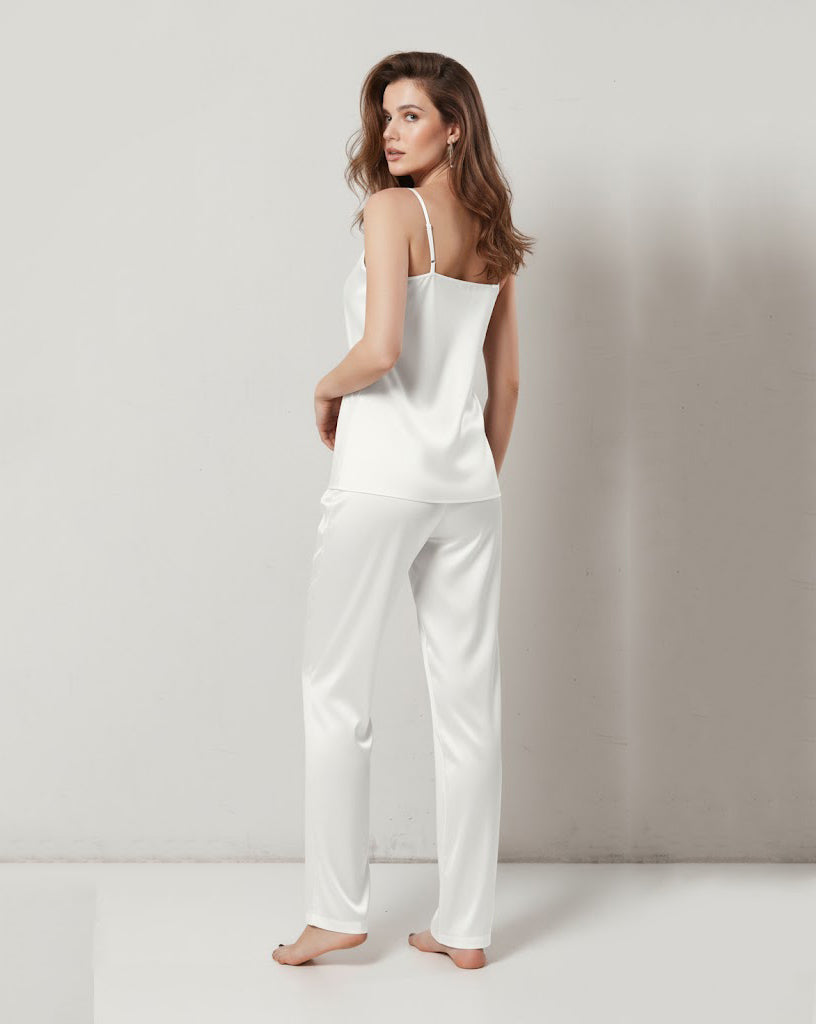 CAMI SILK - WHITE Cami Silk Bloomstyle