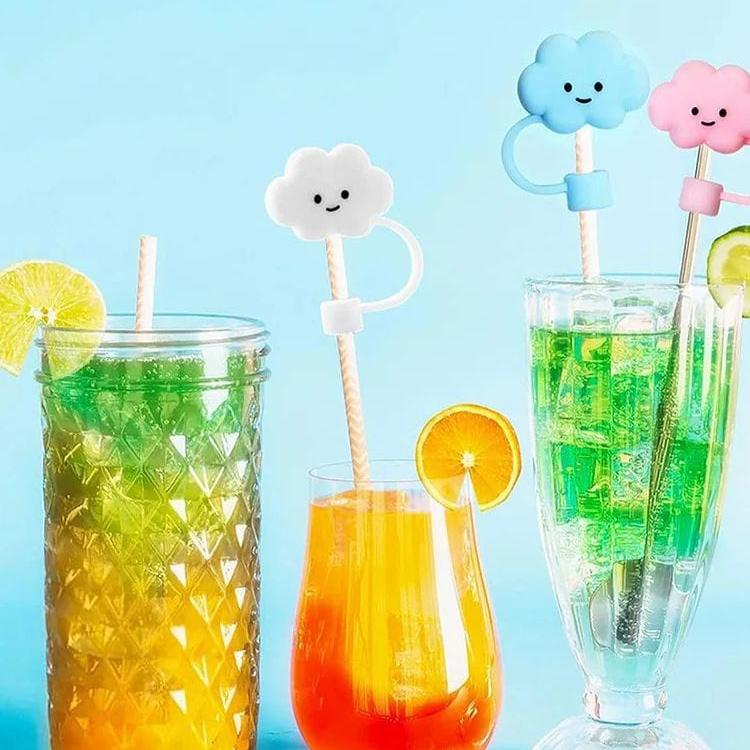 Silicone Tumbler Straw Cap Pack Of 2