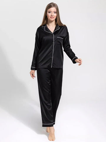 PLAIN SILK - BLACK Plain Silk Bloomstyle