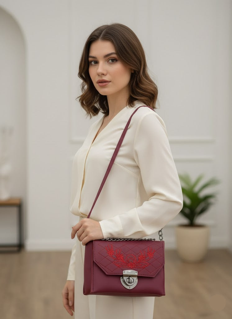 HALF CHAIN BELT BAG WOMEN BAGS Bloomstyle